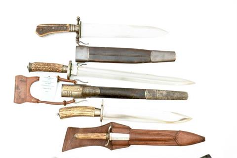 hunting dagger bundle lot - 3 items