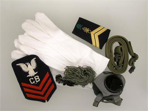 militaria bundle lot in US ammunition box