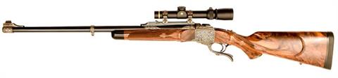 falling block rifle K. W. Warren Ruger No.1 Custom, .375 H&H Mag., #132-71379, § C