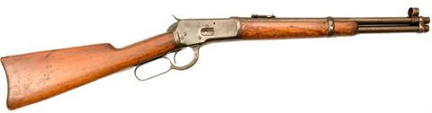 lever-action rifle Winchester model 1892 Saddle Ring Carbine, .44 WCF (=.44-40),  #387183, § C