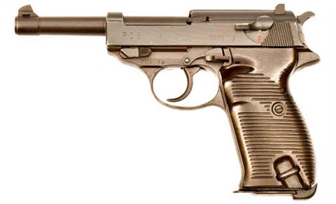 Walther P38, Spreewerke, 9 mm Luger, #7601l  (lower case L), § B (W 1432-16)