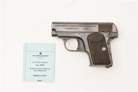 FN Browning Mod. 1906, 6,35 Brow. #863844, §B