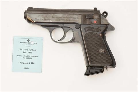 Walther - Ulm, PPK, 9 mm kurz, #154880A, §B