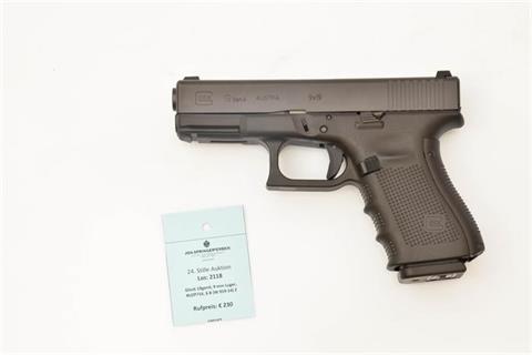 Glock 19gen4, 9 mm Luger, #UZP714, § B (W 919-14) Z