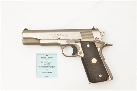Colt Government Mk. IV Series 80, .45 ACP, #SS06473E, § B (W 2955-14)