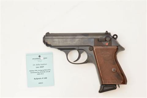 Walther PPK, Fertigung Manurhin, 7,65 Browning, #135130. § B (W 2664-14) Z