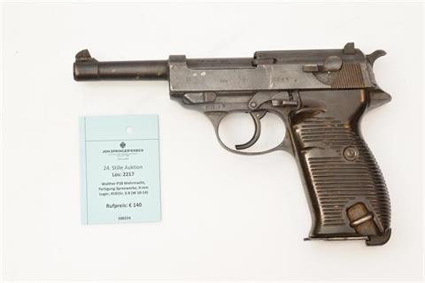 Walther P38 Wehrmacht, Fertigung Spreewerke, 9 mm Luger, #1655r, § B (W 10-14)