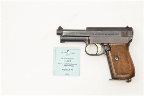 Mauser, Mod. 14, 7,65 Browning, #187823, §B