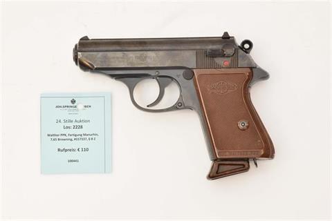 Walther PPK, Fertigung Manurhin, 7,65 Browning, #157337, § B Z