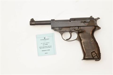 Walther Zella-Mehlis, P38, 9 mm Luger, #3687a, § B (W 1640-16)