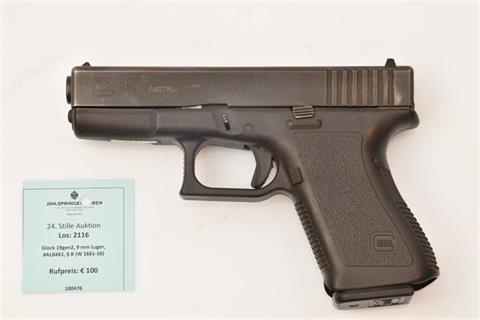Glock 19gen2, 9 mm Luger, #ALB461, § B (W 1681-16)