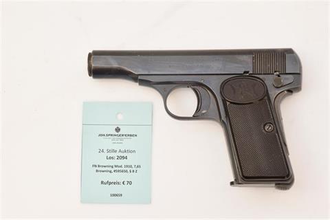 FN Browning Mod. 1910, 7,65 Browning, #595650, § B Z