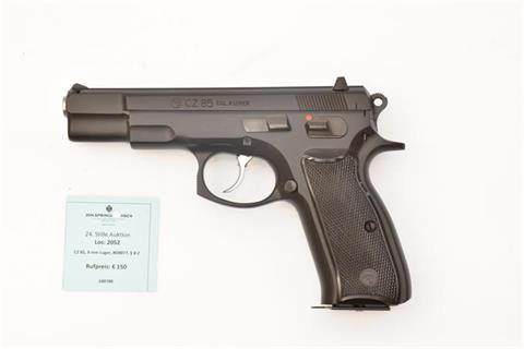 CZ 85, 9 mm Luger, #D8077, § B Z
