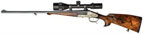 break-action rifle H. Scheiring - Ferlach, 6x62 Freres, #17123, with zwei exchangeable barrelsn, § C Zub.