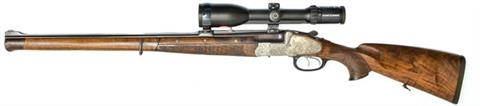 o/u double rifle-sidelock Veratschnig - Ferlach, 7 mm Rem.Mag., #01.195, with 2 pair of exchangeable barrelsn, § C Zub.