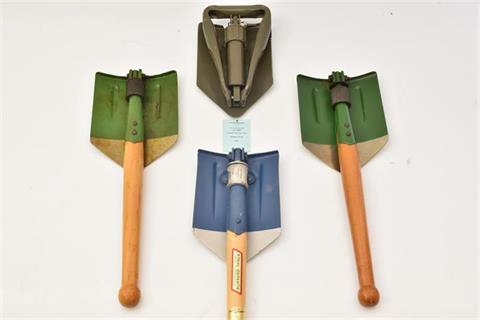 folding spade bundle lot, 3 items