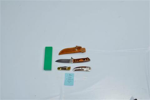 hunting and folding  knives bundle lot of 3 items