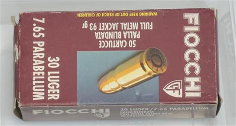 Pistolenpatronen 7,65 mm Parabellum, Fiocchi, § B