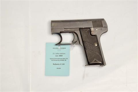 Lignose Einhandpistol (single-hand) model 3A, 6,35 mm Brow., #45069, §B