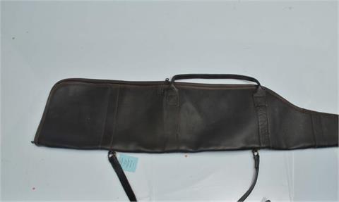 Leather sleeve for a scoped rifle, by Lago
