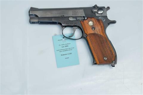 Smith & Wesson model 39-2, 9 mm Luger, #A186056, § B Zub