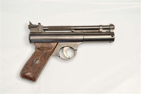 Luftdruckpistole Webley Mod. Senior, 4,5 mm, #1577, § frei ab 18 (W 2443-17) Zub