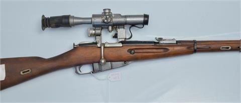 Mosin-Nagant, carbine 44 scoped, Izhevsk, 7,62 Mosin-Nagant, #CB7543, § C (W 2812-14)