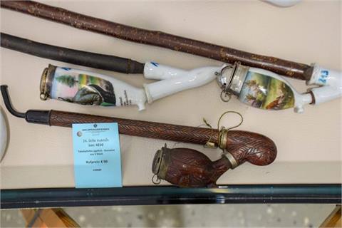 tobacco pipe hunting motif bundle lot aus 3 items