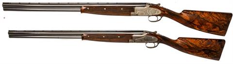 pair of o/u shotguns FN Browning model B25 Custom, 12/70,  #8L3RN3001 & 8L3RN3002, § D, acc.