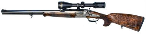 Hammer o/u combination gun J. Hambrusch - Ferlach, .270 Win.; 20/76, #22835, § C