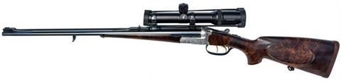 s/s double rifle J. Hambrusch - Ferlach, 8x57IRS, #77, § C acc.