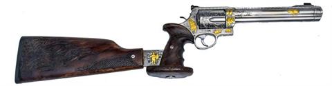 Smith & Wesson model 500 Luxury Version with shoulder stock, .500 S&W Mag., #CHJ3440, § B