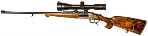 break-action rifle H. Scheiring - Ferlach, 7 mm Rem.Mag., #2682, with extra barrel #07973, § C, acc.