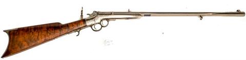 break-action rifle Frank Wesson model 1862 Two Trigger 2nd Type, .44 Wesson RF, #3289, § unrestricted