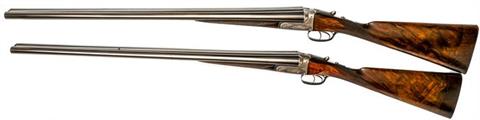 Pair of s/s shotguns E. M. Reilly & Co. - London, 12/65, #30375 & #30376, § D, acc.