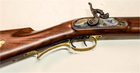 percussion  rifle (replica), Pedersoli model Hawken Rifle, .45, #07711, § unrestricted