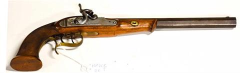 percussion  pistol (replica), Parker - London, Italian, .45, #3422, § unrestricted