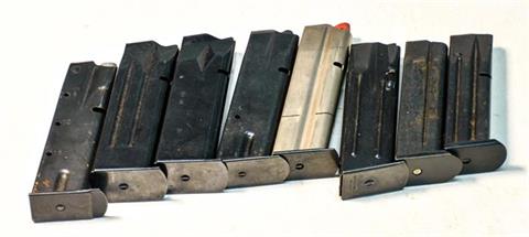 pistol magazine, double-stacked, unknown. bundle lot
