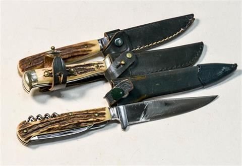 hunting knives bundle lot, 3 items