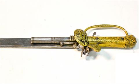 flintlock pistol hunting dagger, replica, § unrestricted