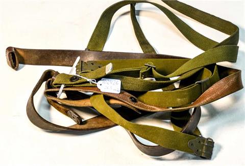 rifle slings - military, bundle lot of 5 items