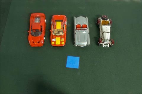 model automobiles bundle lot of 4 items