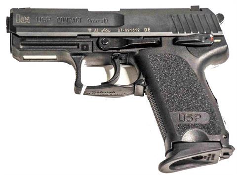 Heckler & Koch model USP Compact, 9 mm Luger, #27-091512, § B (W 581/870-2017)