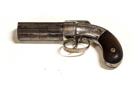 percussion pepperbox revolver, 7,7 mm, alln Mfg. Co. - New York, § unrestricted