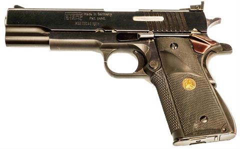 Peters steel Multi Caliber, 9 mm Luger, #NM63114, with exchangeable barrel .45 ACP, § B accessories
