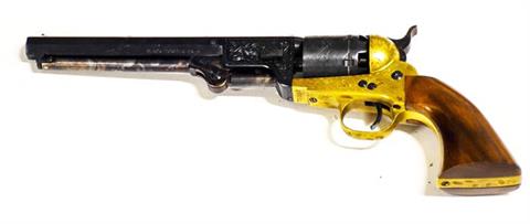 percussion  revolver (replica), Italian, model Colt Navy 1851, .36, #19555, § B model before 1871