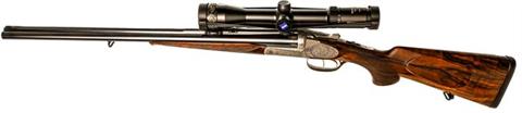 S/S combination gun J. Hambrusch - Ferlach, 9,3x74R; 20 3", #3822, § C