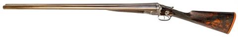 S/S shotgun W. W. Greener - London model Facile Princeps Ejector, 12 2 3/4", #35481, § D, with exchangeable barrel, acc.