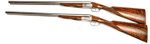 pair of S/S shotguns Forgeron - Liege, model 6012, in-the-white, 12 2 3/4", #4019 & 4020, § D, acc.