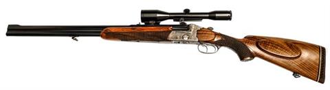 O/U combination rifle Johann Outschar - Ferlach, .458 Win.Mag.; .375 H&H Mag., #35/2125, with exchangeable barrels #352125, § C, acc.